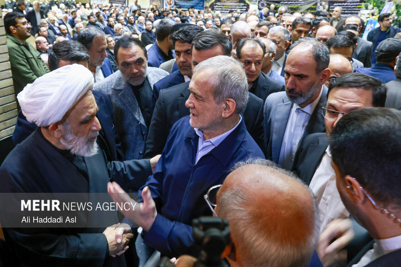 تصاویر: مراسم ترحیم مرحوم محمد قمی