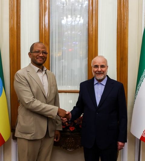 تأکید رؤسای مجالس ایران و اتیوپی بر توسعه روابط تجاری و استفاده از ظرفیت‌های بریکس/ قالیباف: ایران و اتیوپی بیش از ۷۰ سال روابط اقتصادی و سیاسی دارند