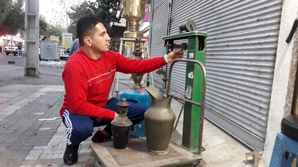 روزگار کشتی‌گیری که ضایعات می‌خرد +عکس