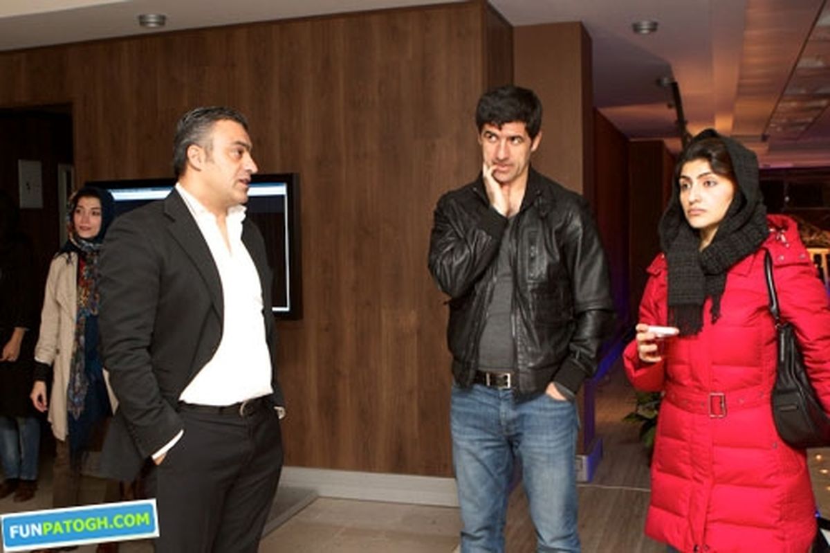 کریم باقری و همسرش /عکس