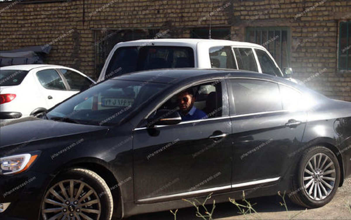 عکس/ نیکبخت و ماشینش