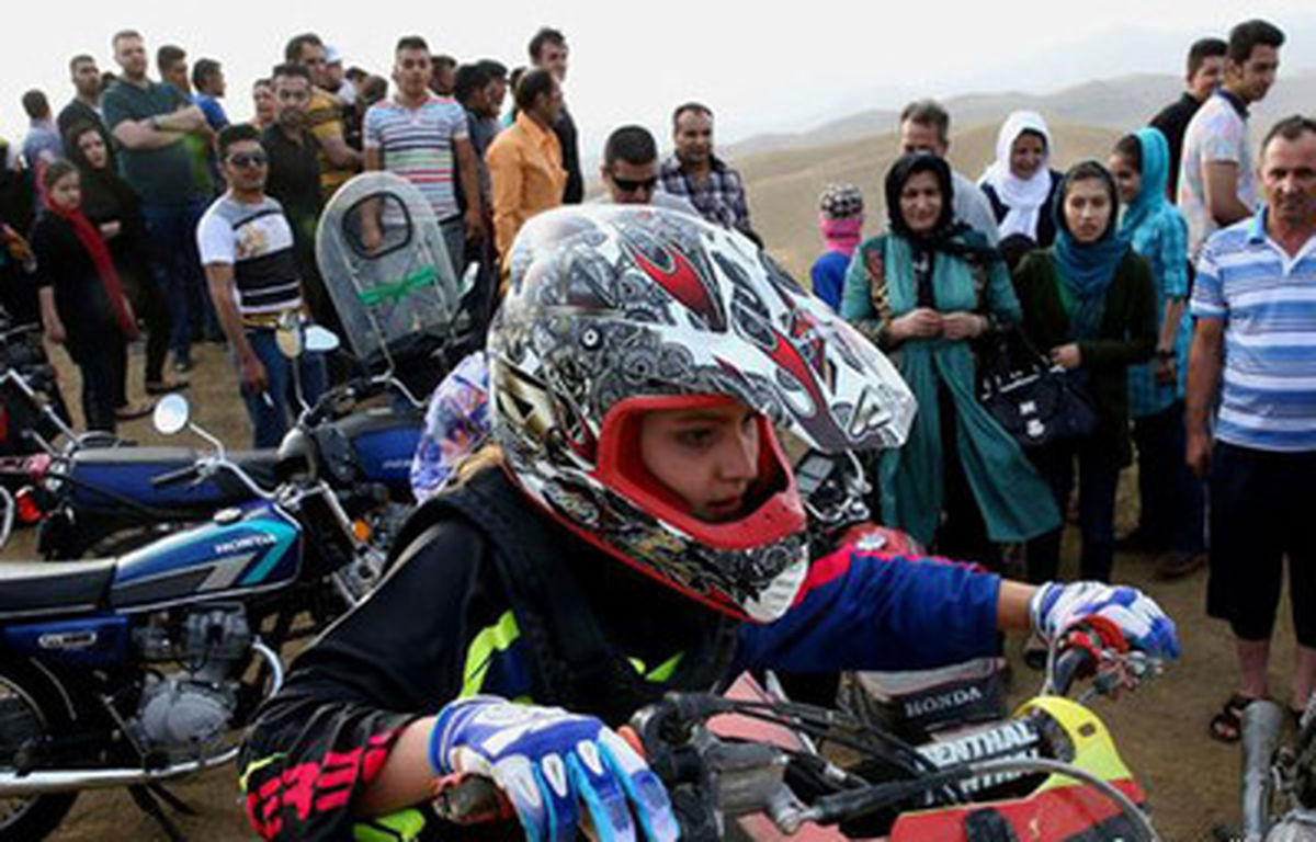 دخترموتورسوارایرانی‎سوژه‎آسوشیتدپرس/تصاویر
