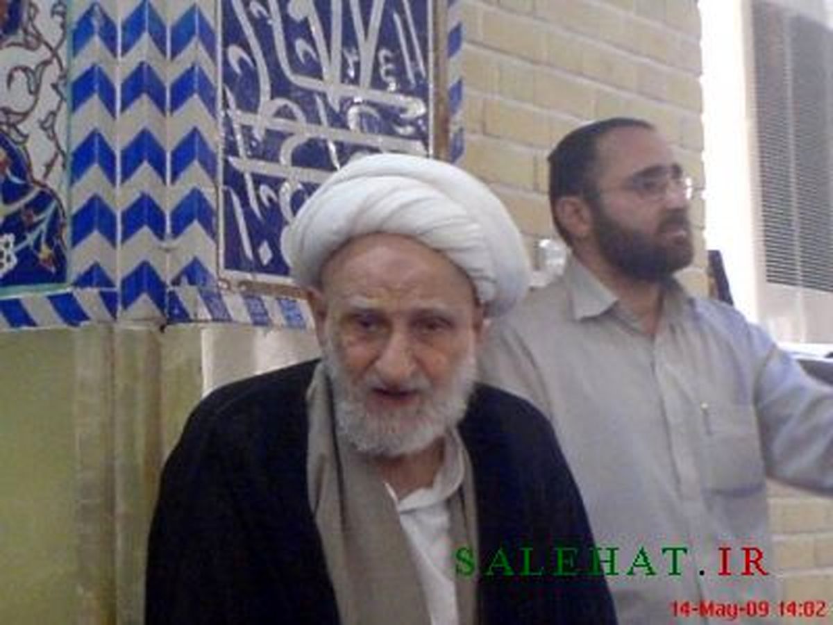 عکس/ آیت الله بهجت سه روز قبل از رحلت