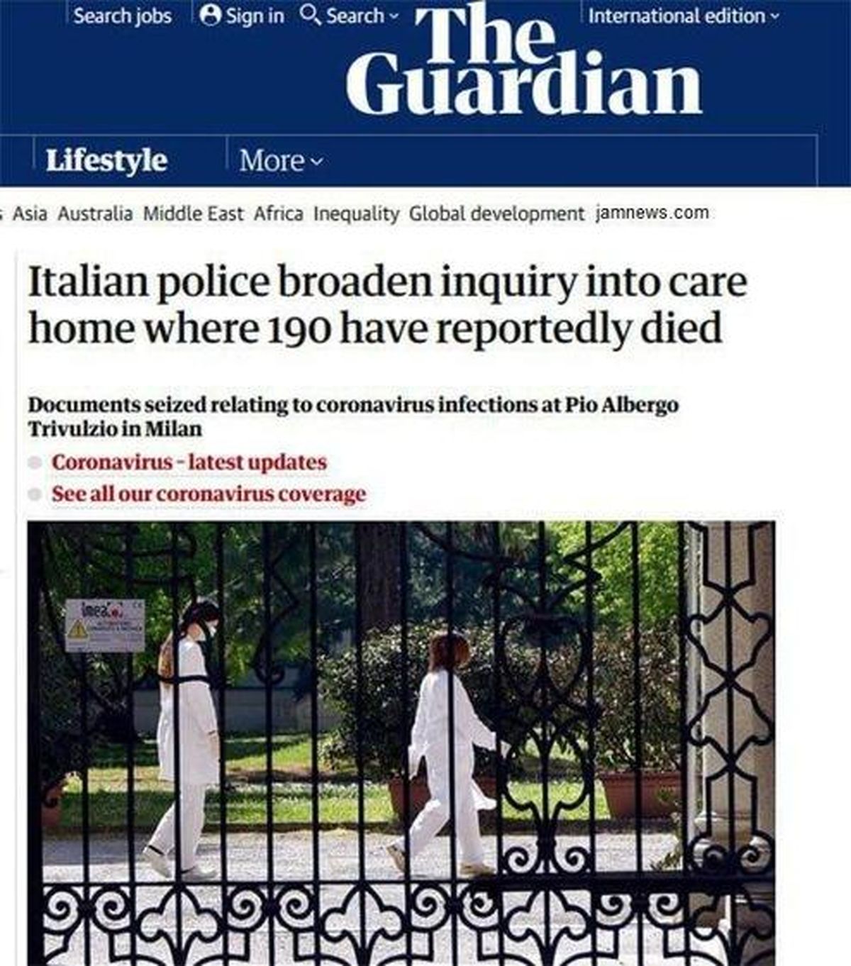 کشتار دسته جمعی سالمندان به بهانه کرونا؟