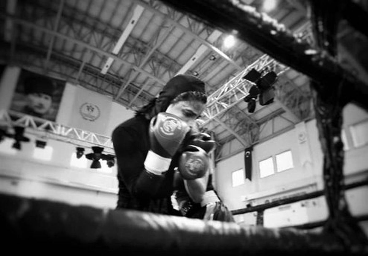 خانم بازیگر در نقش یک بوکسور! +عکس