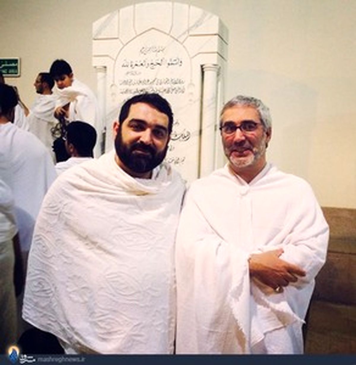 عکس/حاتمی‌کیا، شهاب مرادی و رضوی در لباس احرام