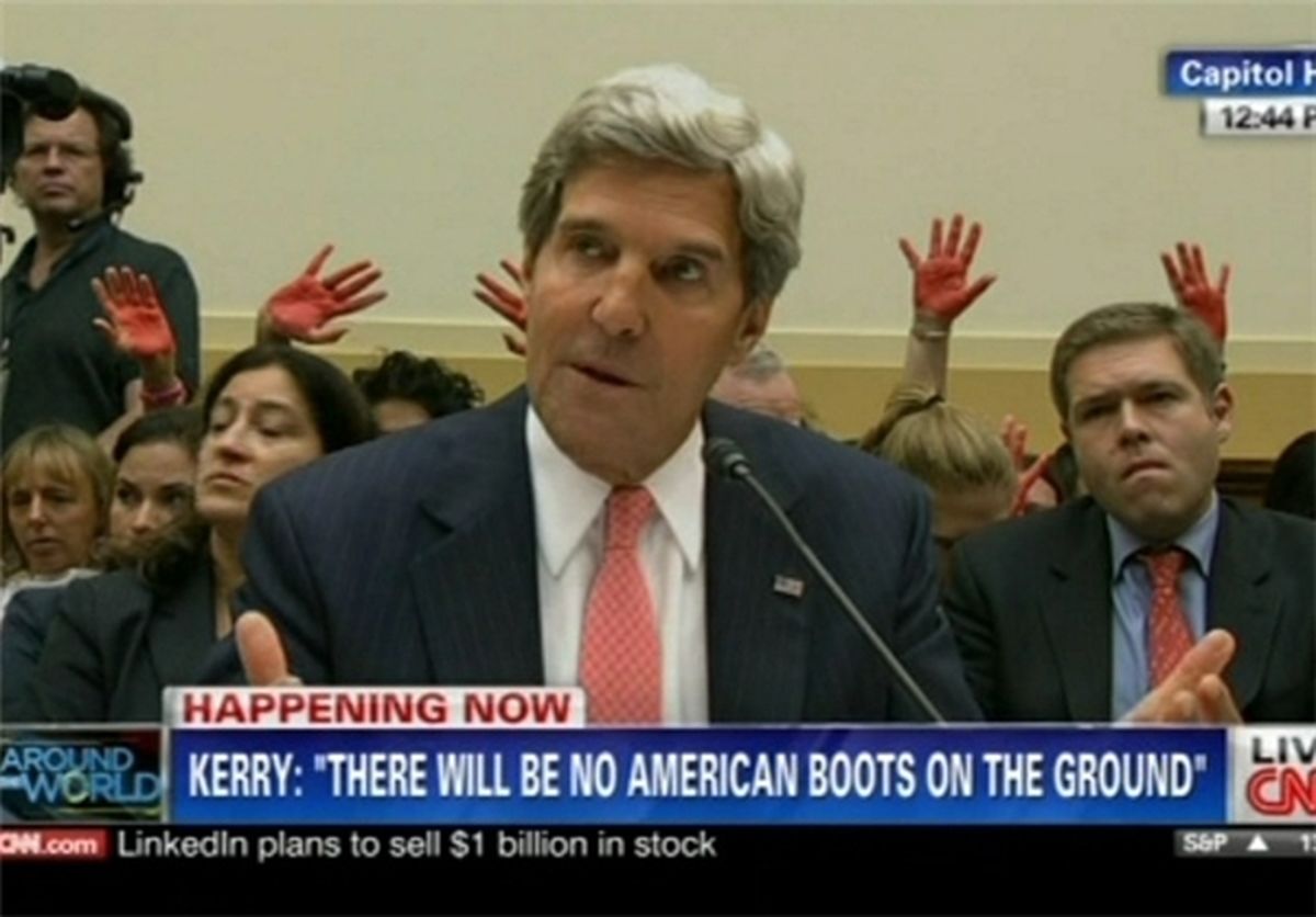 اعتراض جالب مخالفان جنگ سوریه/تصاویر