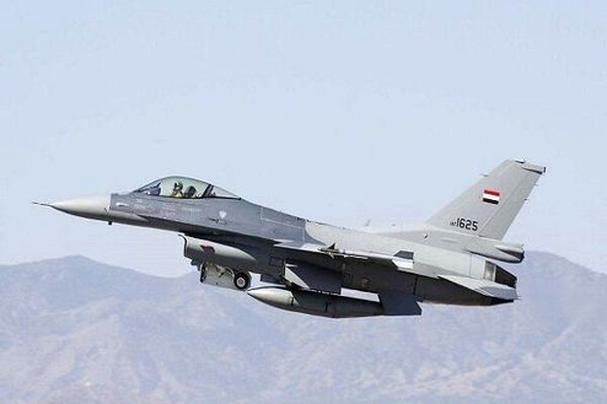 بمباران مواضع داعش در کرکوک