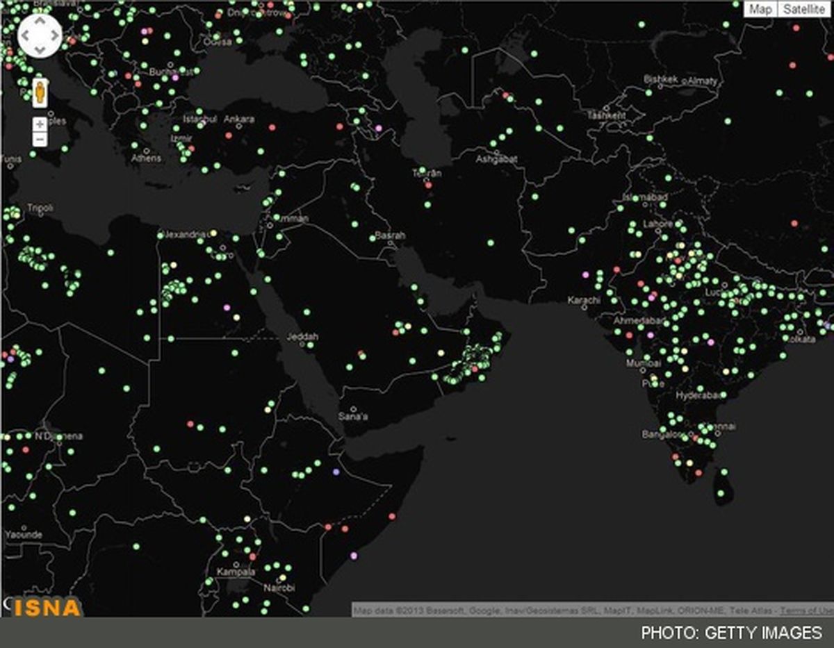محل فرود شهابسنگها به زمین/ عکس