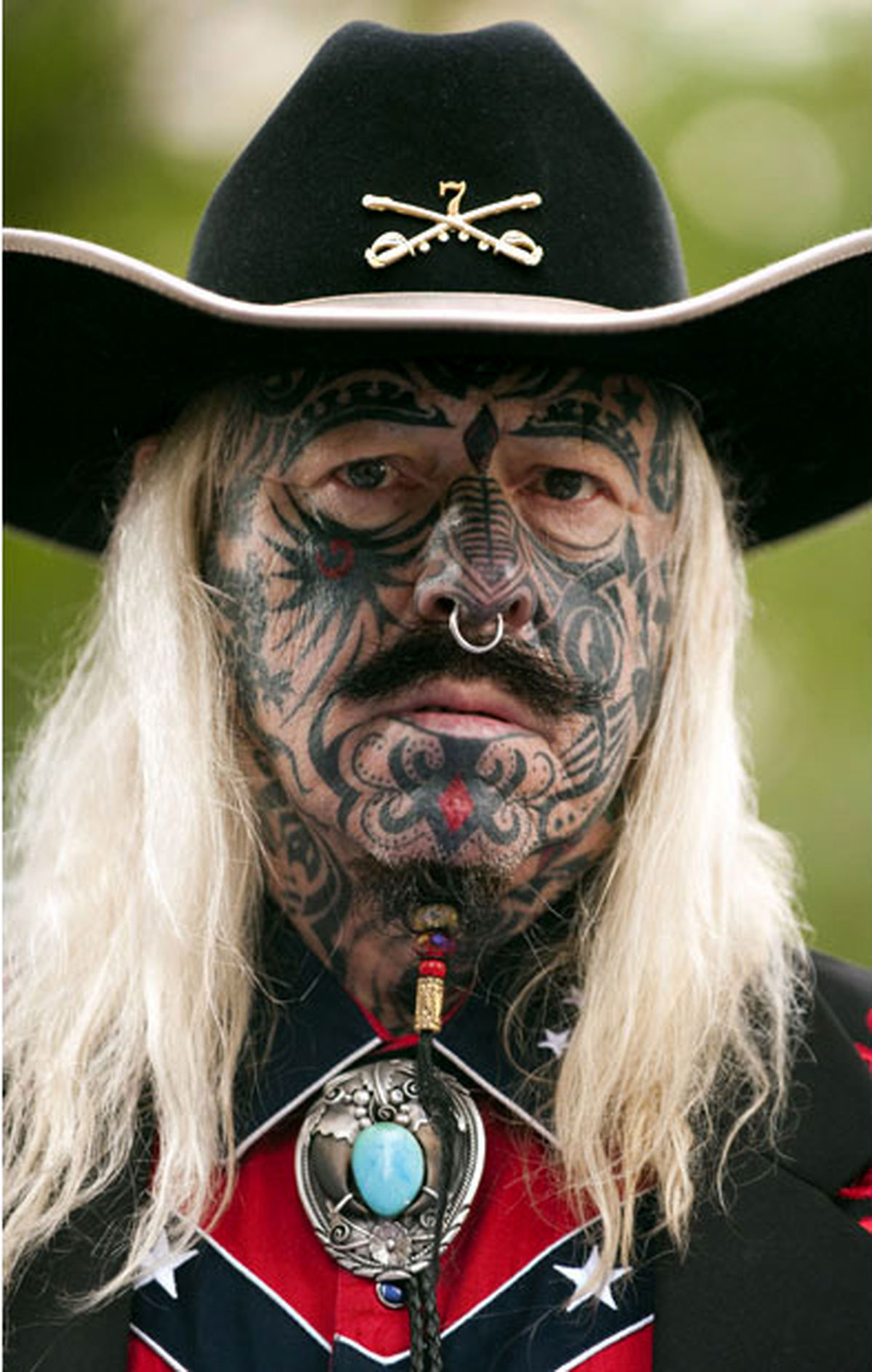 چهره عجيب معترض وال استريت+عکس