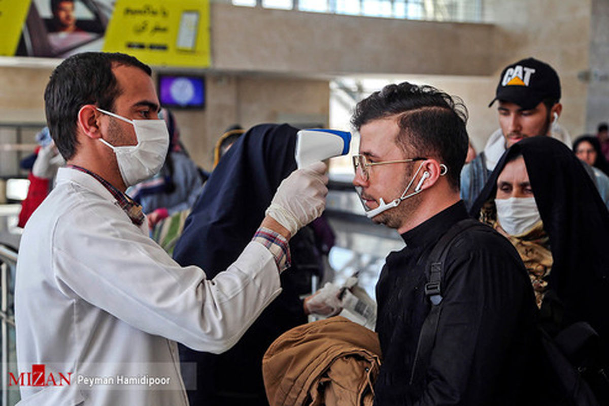 تصاویر: تست حرارت سنجی در فرودگاه بجنورد