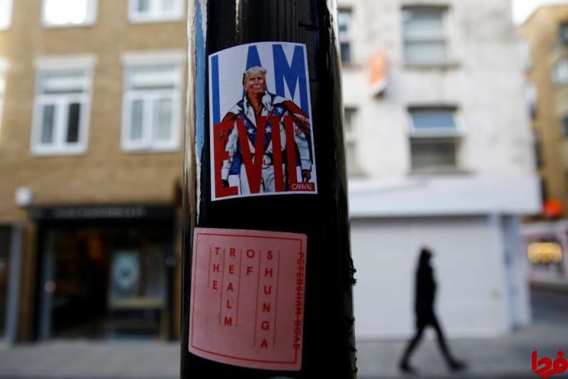 تصاویر: تبلیغات انتخاباتی به شیوه مخالفان ترامپ