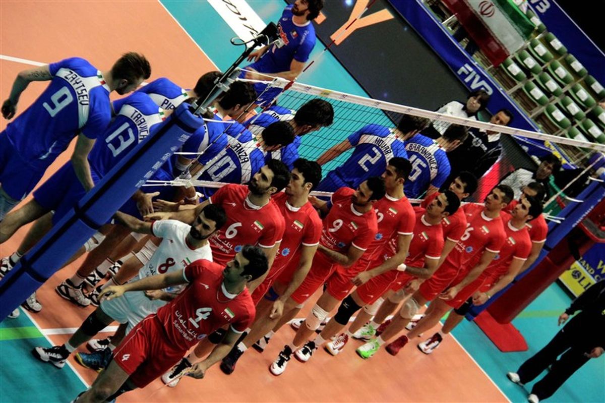 تصاویر/ مسابقه والیبال ایران - ایتالیا