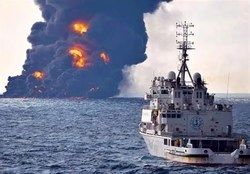 کشتی غرق‌شده سانچی در فهرست تحریم‌های آمریکا علیه ایران