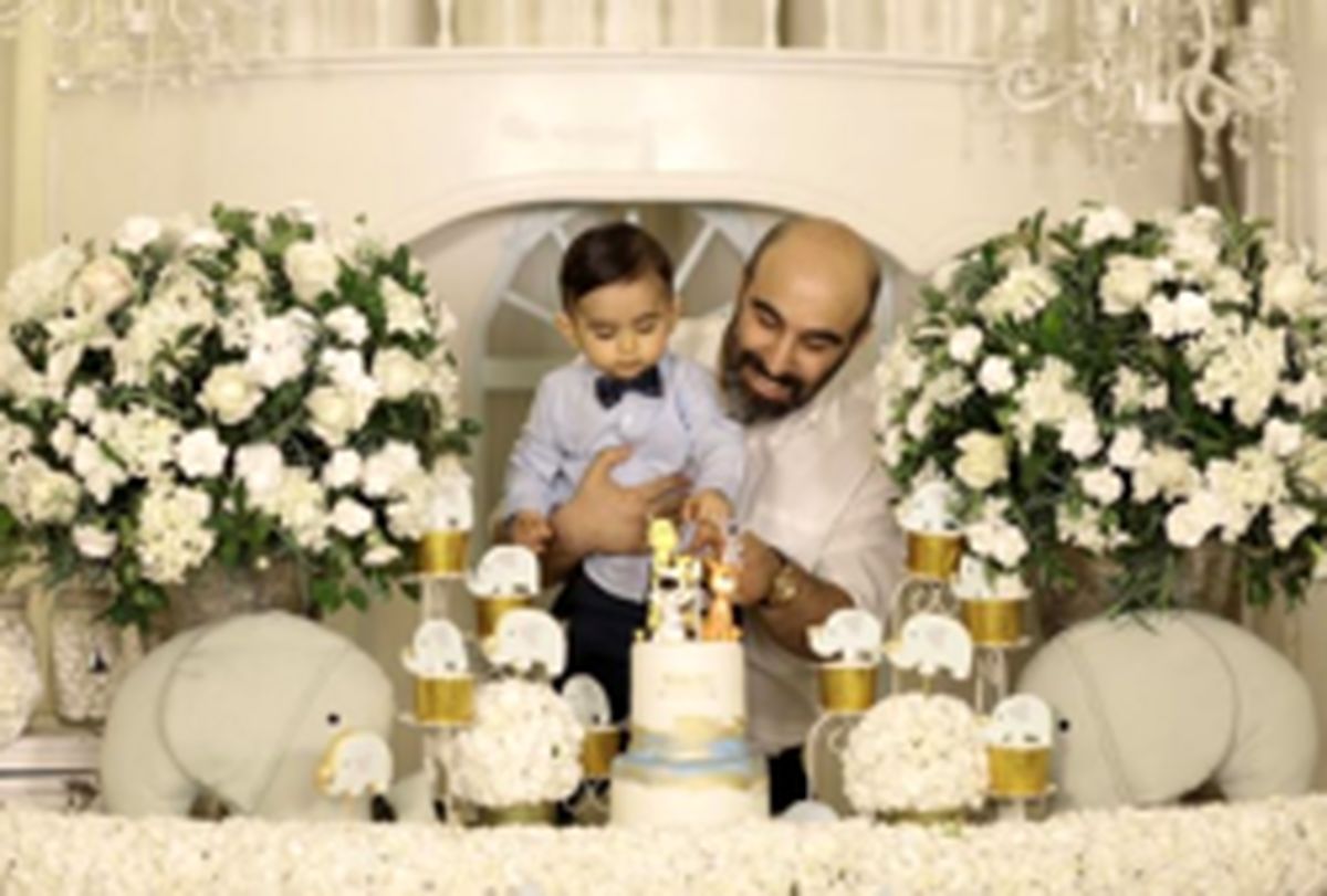 عکس: جشن تولد لاکچری یک سالگی پسر «محسن تنابنده»