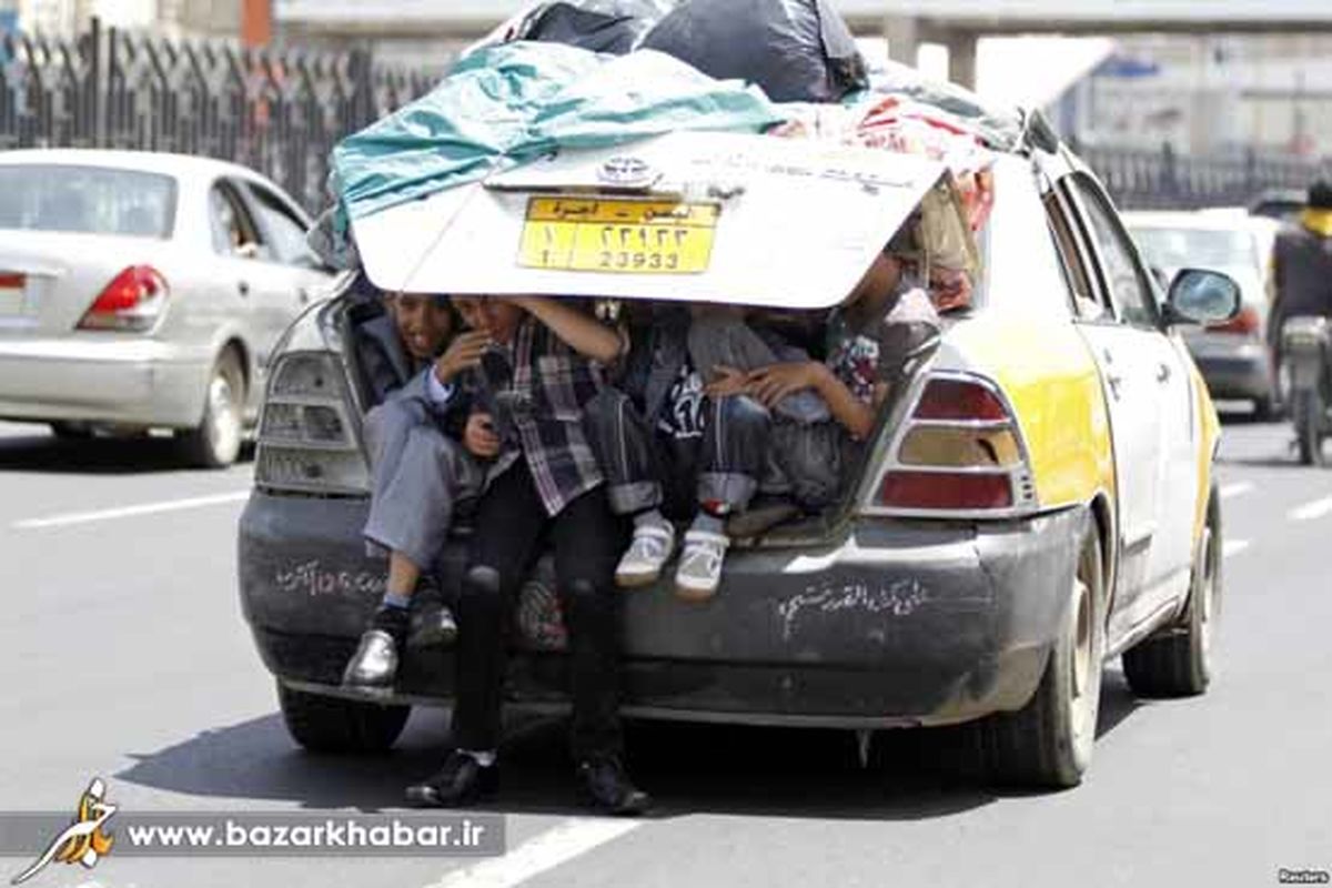 حمل حداکثری مسافر/عکس