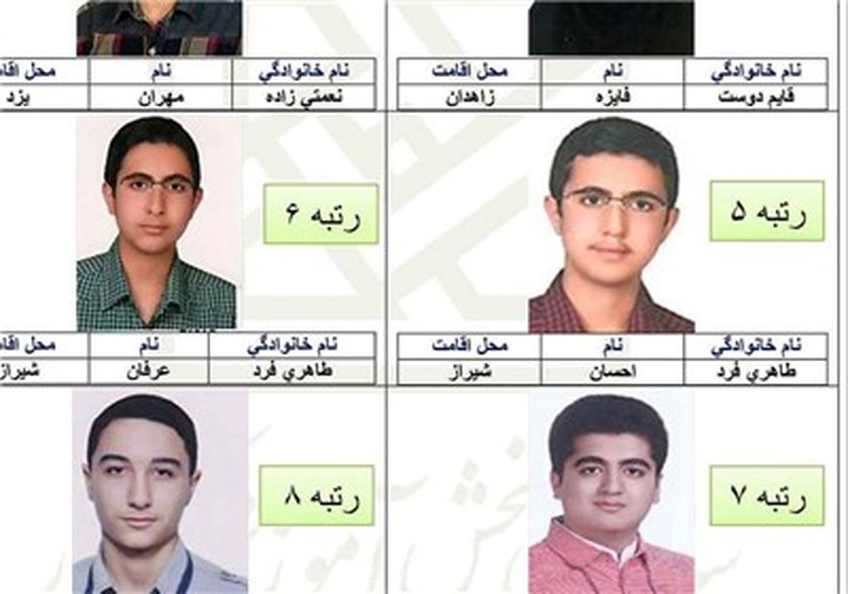 اتفاق شگفت‌انگیز در کنکور امسال+عکس