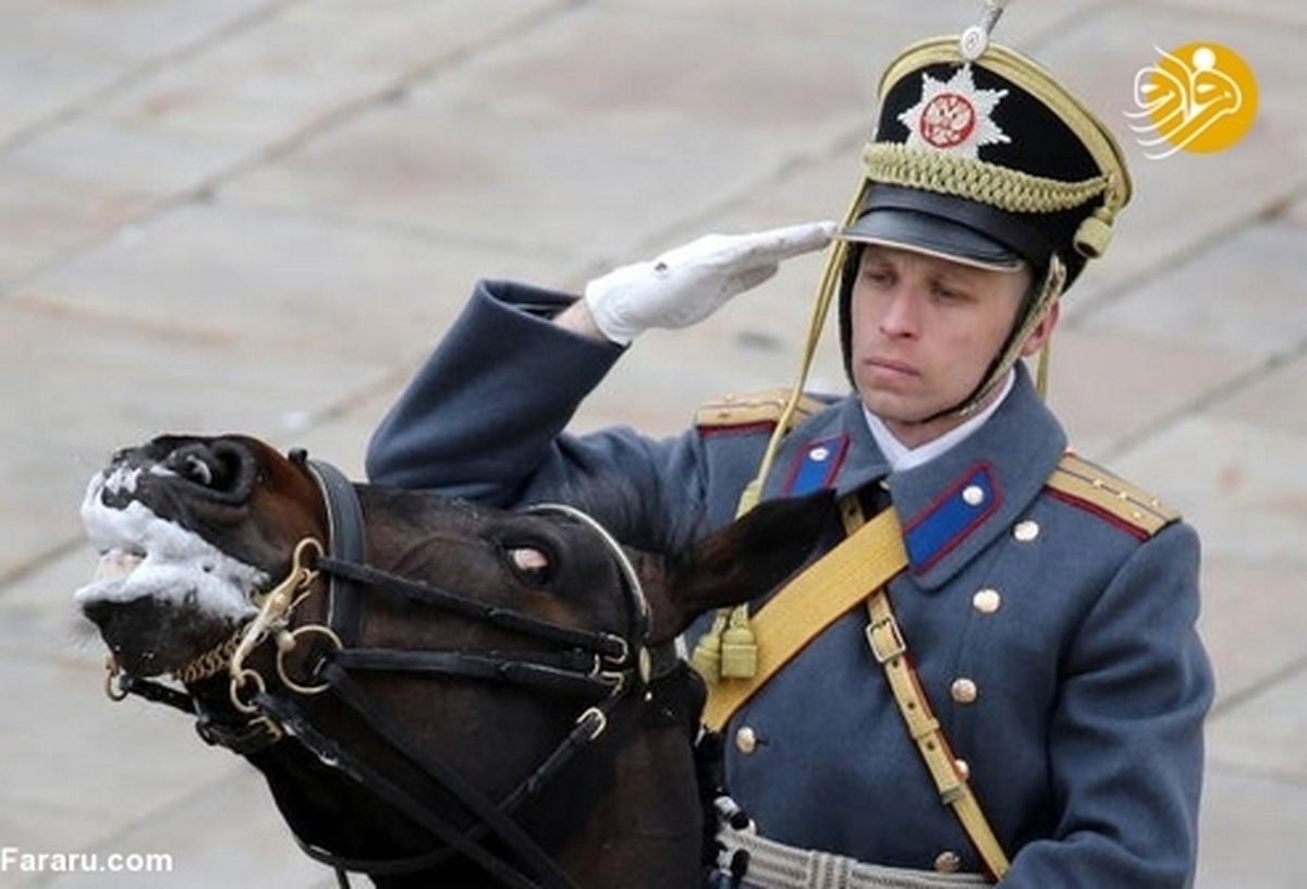 تصاویر: رژه ویژه سربازان گارد ریاست جمهوری روسیه