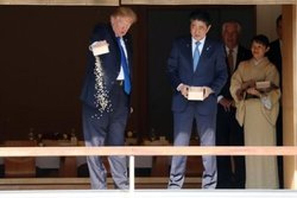 ترامپ به بدرفتاری با ماهیها متهم شد!