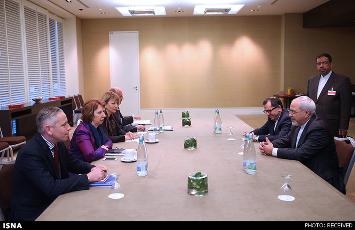 دیدار ظریف با اشتون/عکس