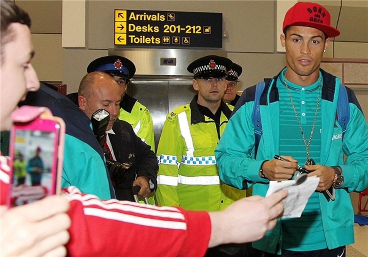 بازگشت رونالدو به منچستر/تصاویر