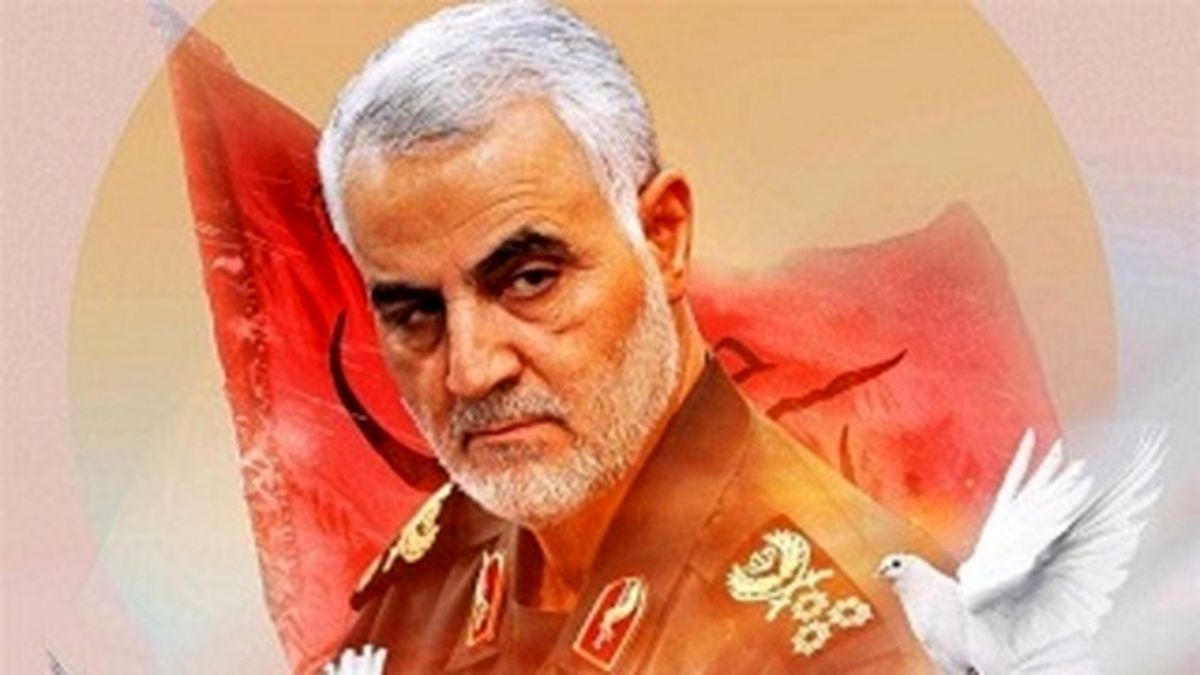 تصویری از شهید سلیمانی در حرم حضرت اباالفضل (ع)