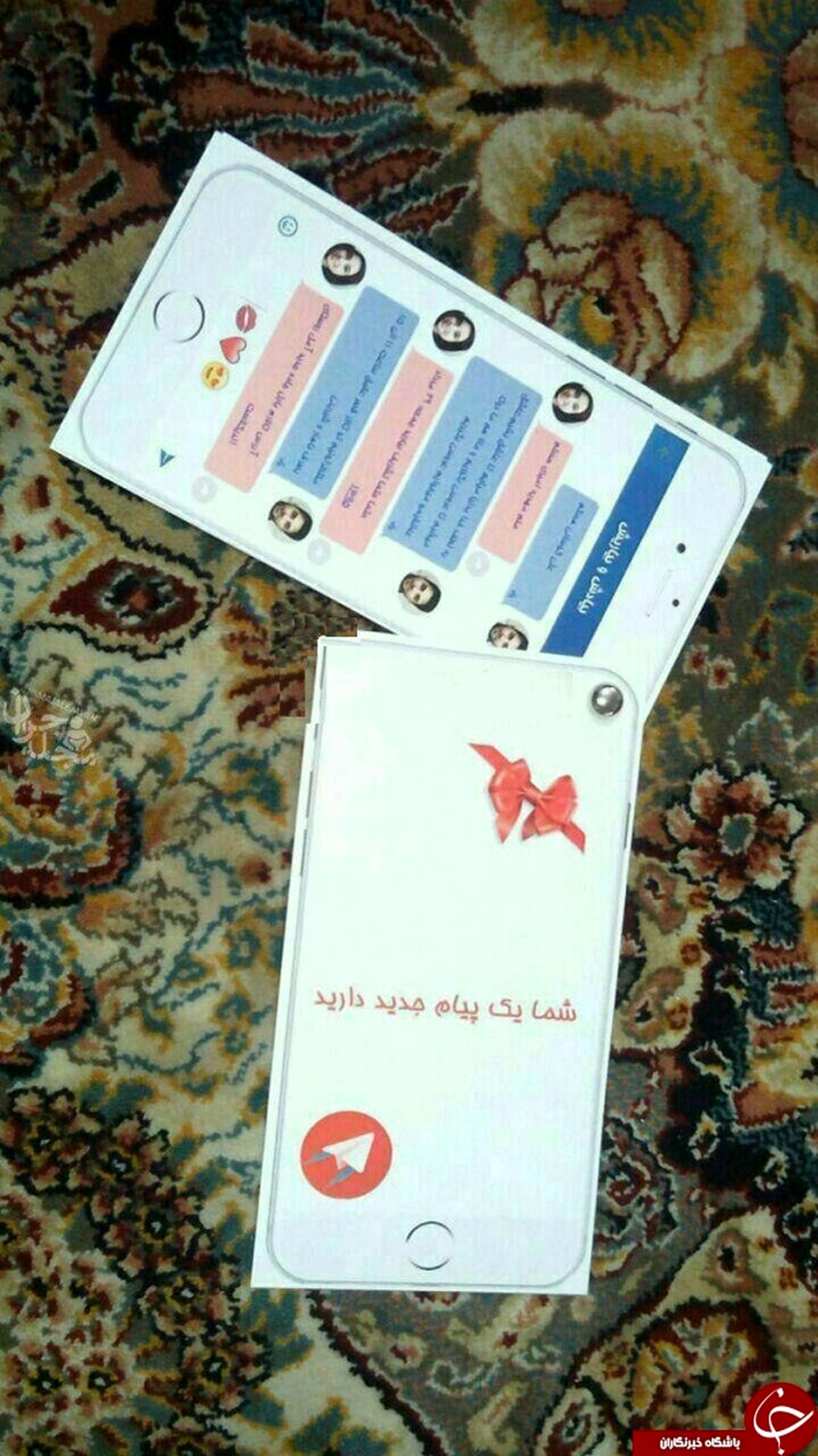 پای تلگرام به کارت عروسی هم کشیده شد +عکس