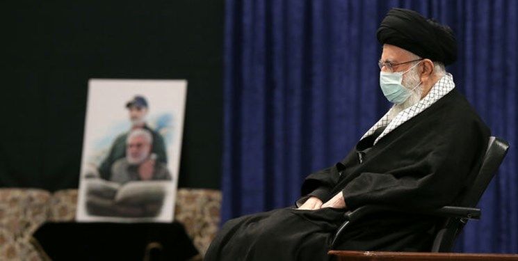 آخرین شب مراسم عزاداری شهادت حضرت فاطمه(س) با حضور رهبر انقلاب