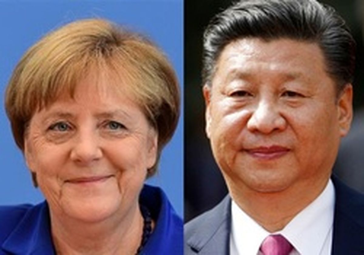 گفتگوی تلفنی مرکل و جین پینگ