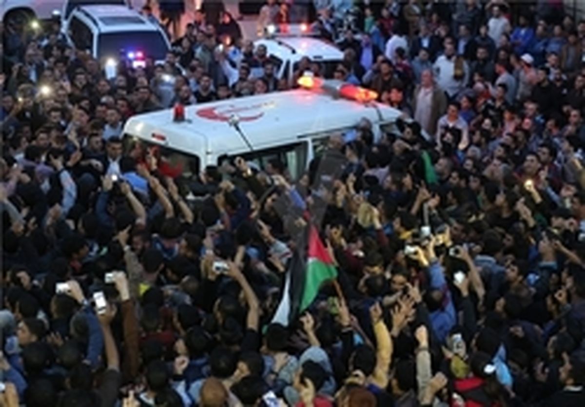 تشییع باشکوه شهید نخبه فلسطینی +تصاویر