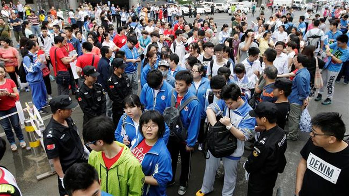 گزارش تصویری: رقابت در کنکور چینی