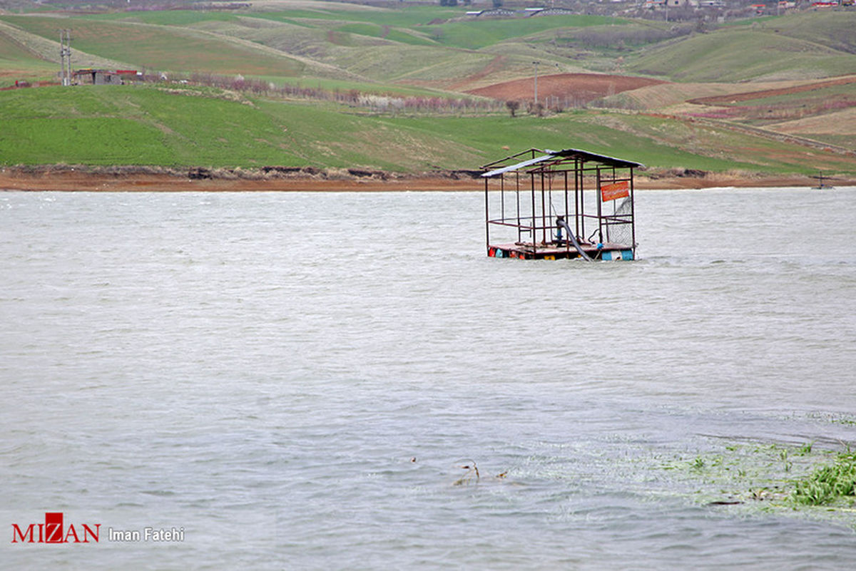 تصاویر: سر ریز شد آب سد قشلاق سنندج