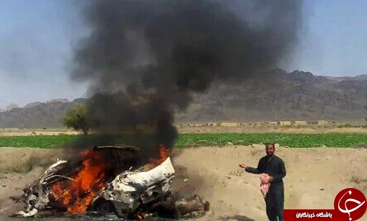 خودروی «رهبر طالبان» به این روز افتاد +تصاویر