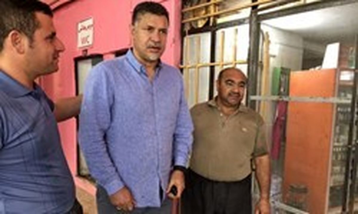 درددل مردم زلزله زده سرپل ذهاب با علی دایی +عکس