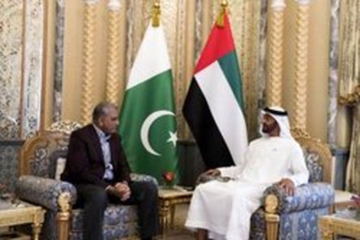 دیدار فرمانده ارتش پاکستان با ولیعهد امارات