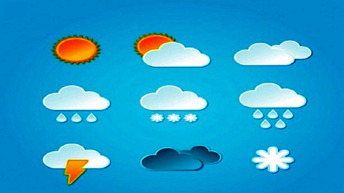 وضعیت آب و هوای استانها در ۲۸ خرداد