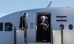 آملی لاریجانی فرودگاه ایلام را به مقصد تهران ترک کرد