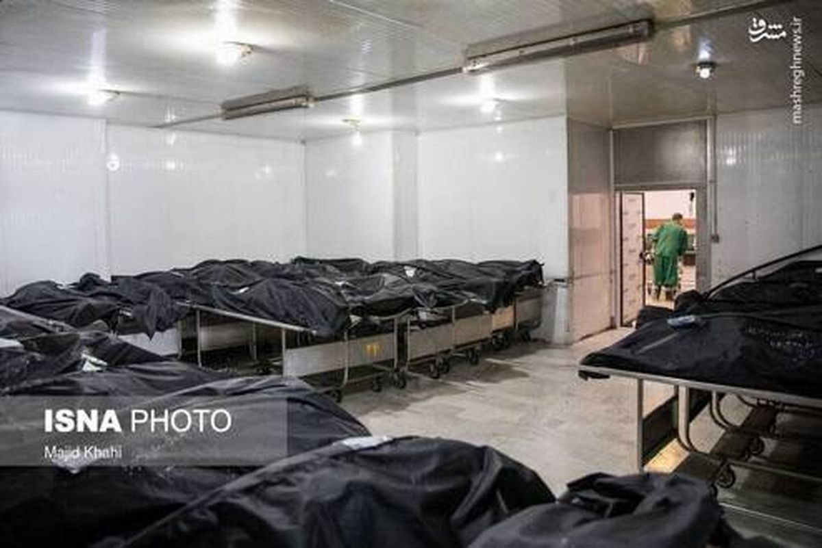 تصویری تاثر برانگیز از اجساد قربانیان کرونا در بهشت زهرا