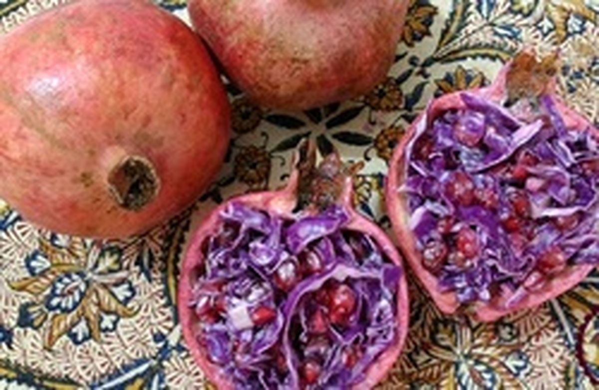 سالاد انار یک سالاد خوشمزه برای یلدا