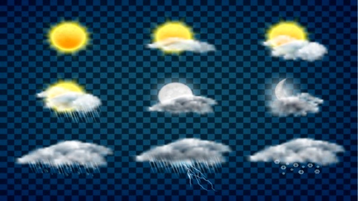 وضعیت آب و هوای استانها در ۲۲ خرداد