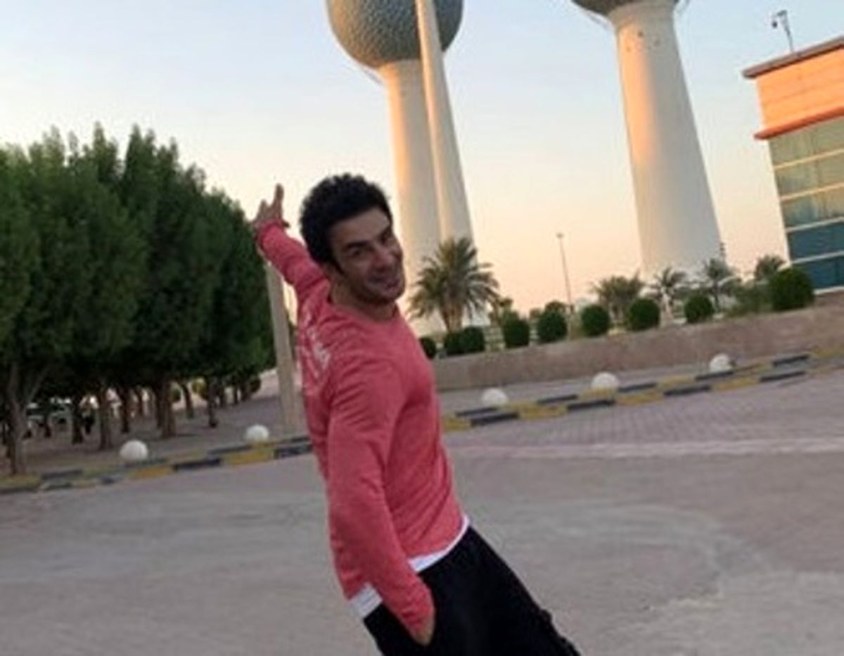 شلوار عجیب یوسف تیموری در کویت +عکس