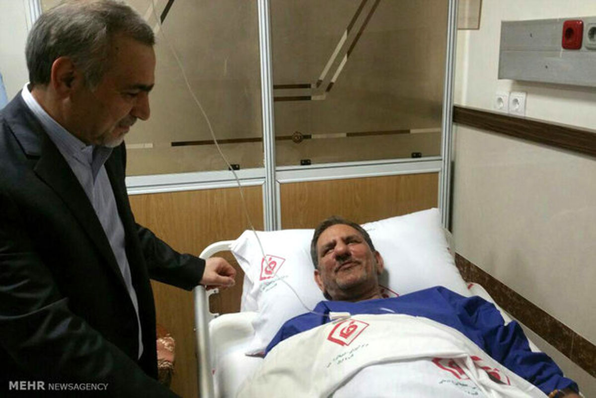 روحانی به عیادت جهانگیری رفت+عکس