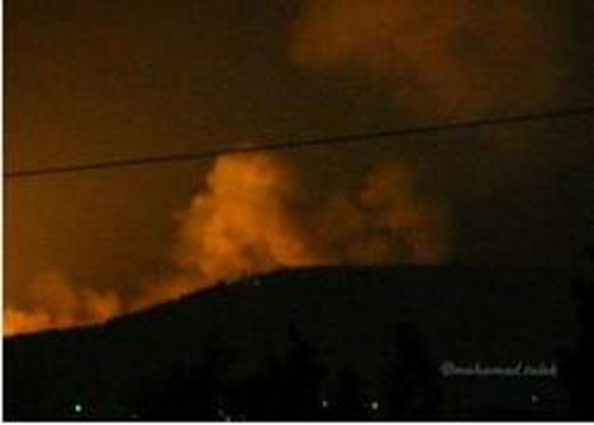 تصاویر: حمله هوایی اسرائیل به مقر سپاه در سوریه