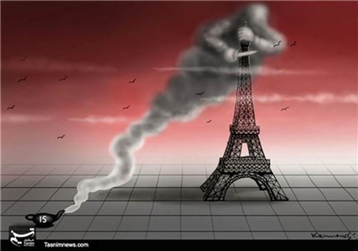 کاریکاتور: پاریس و قول‌چراغ داعش