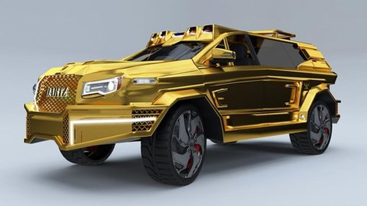 لیموزین از جنس طلا برای دونالد ترامپ +عکس