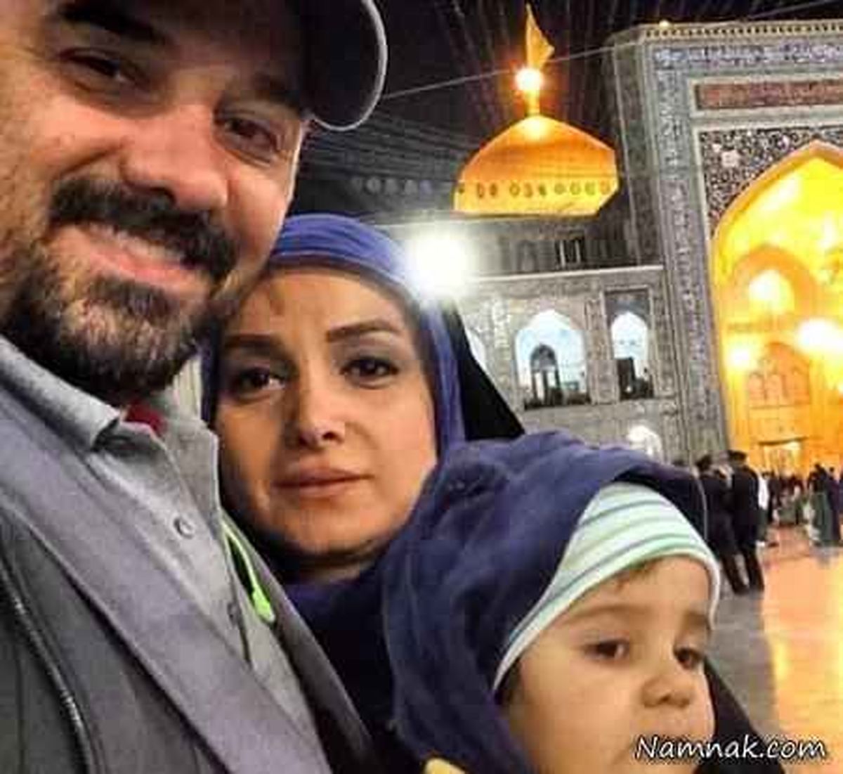 عکس: برزو ارجمند در کنار همسر و پسرش