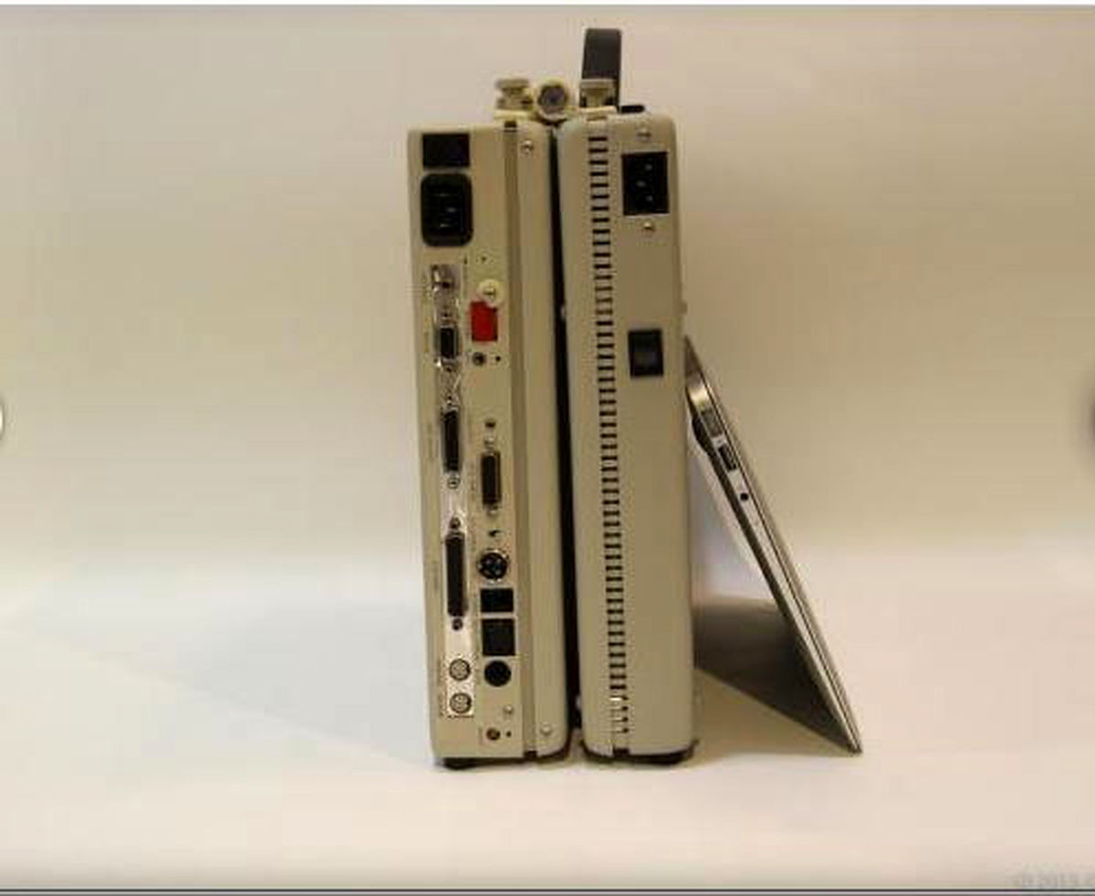 اولین لپ‌تاپ چه شکلی بود؟!/عکس