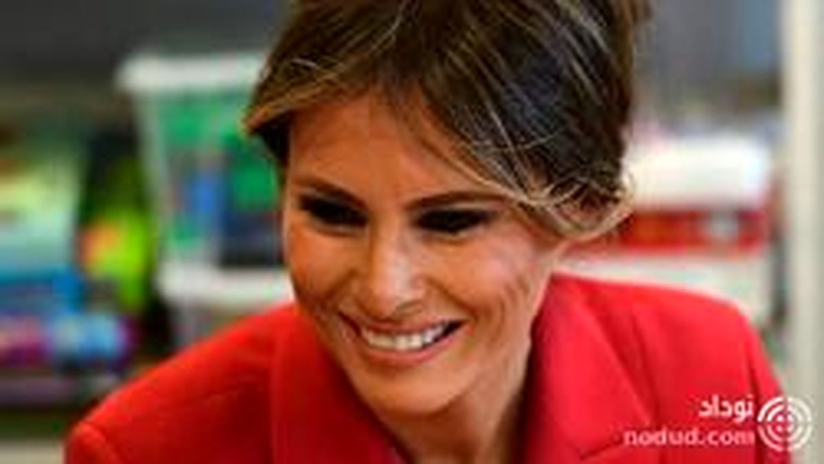 تصویری جالب و دیده نشده از ملانیا ترامپ! +عکس