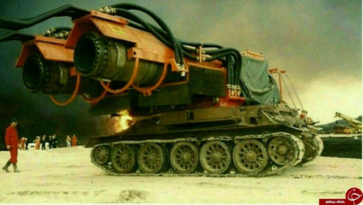 یک تانک؛ قدرتمندترین ماشین آتشنشانی +تصاویر
