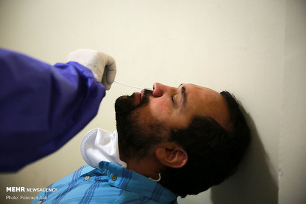 تصاویر: صف تست کرونا در بیمارستان بقیه الله